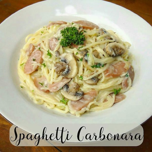 Resep Spaghetti  Carbonara