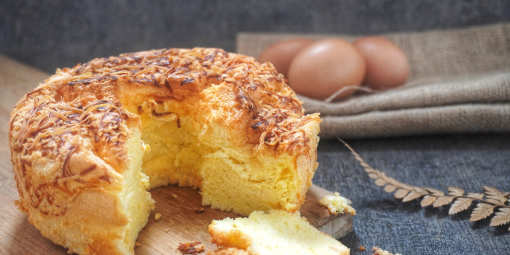 Chiffon Cake Keju