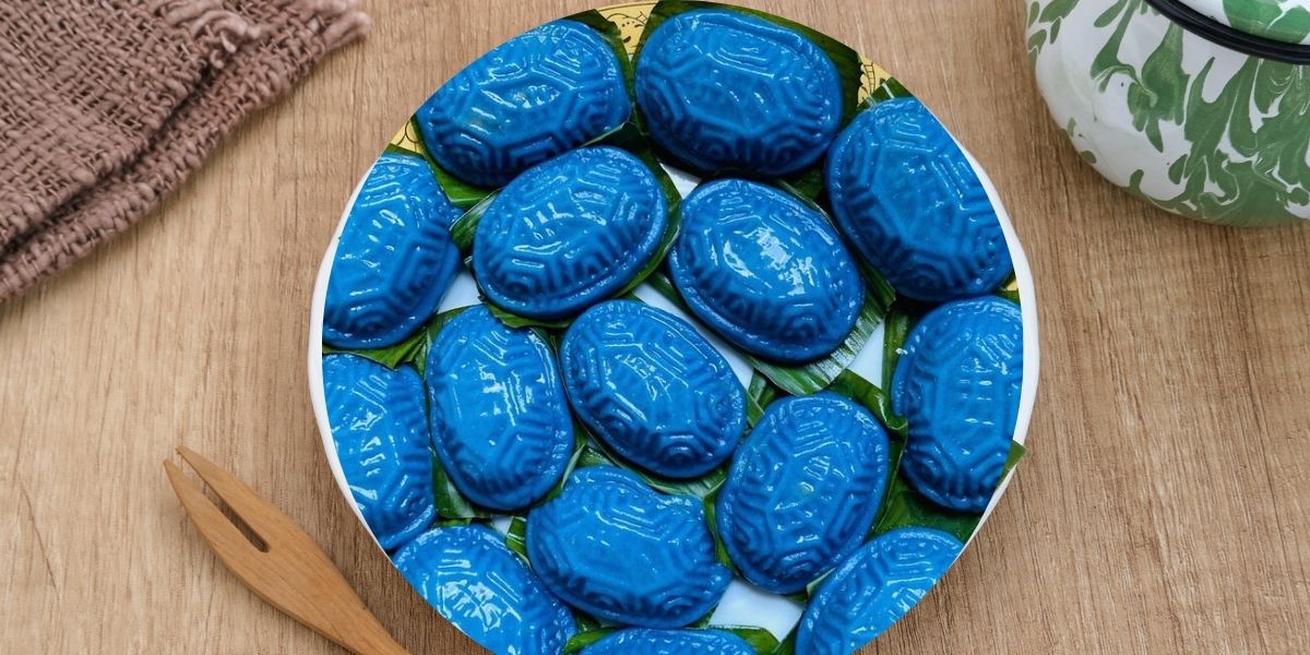 Cara Membuat Resep Kue Ku Thok Mirip Kura Kura Isian Kacang Hijau