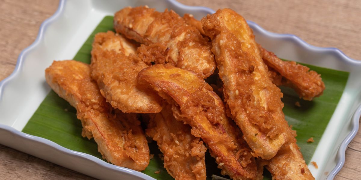 Cara Membuat Resep Pisang Goreng Tanduk Crispy Super Renyah