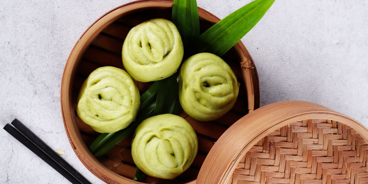 Cara Membuat Resep Bakpao Pandan Empuk, Wangi, dan Cantik Berwarna Hijau