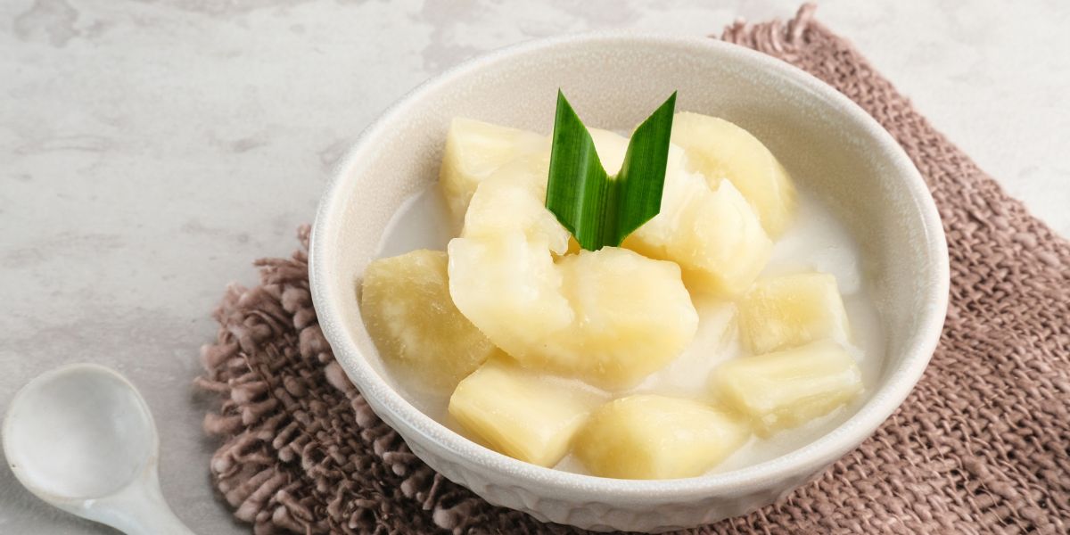 Cara Membuat Resep Singkong Thailand Saus Santan Lembut dan Super Praktis