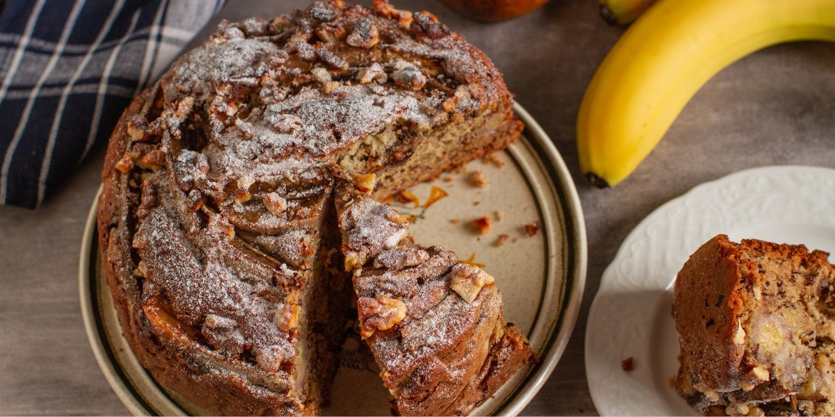 Cara Membuat Resep Banana Walnut Cake, Perpaduan Pisang dan Kacang Kenari
