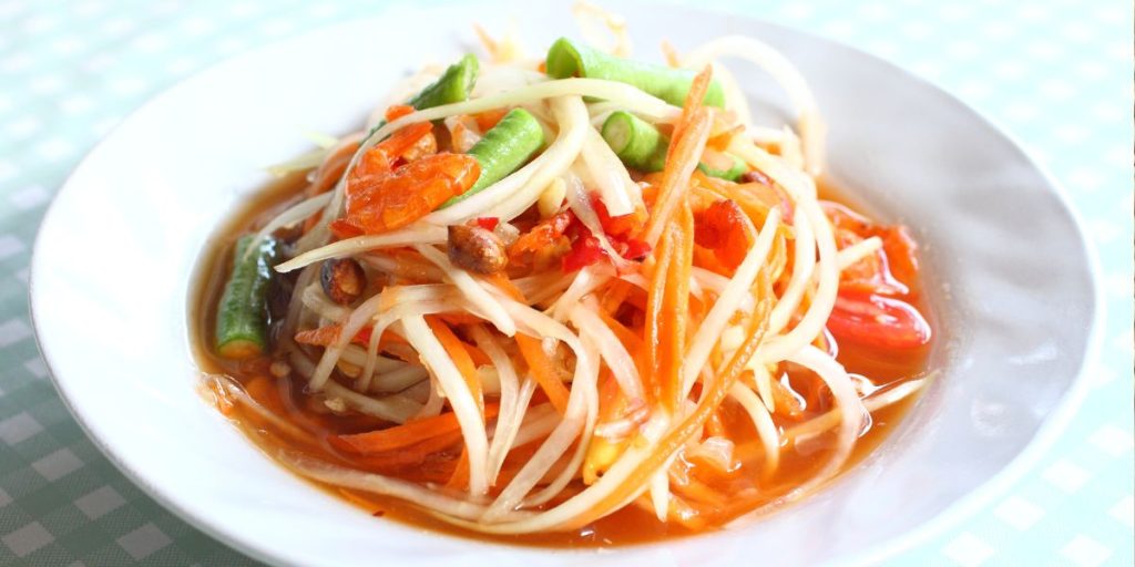 Resep Thailand Salad Som Tum Pedasnya Nampol Seger Bikin Melek