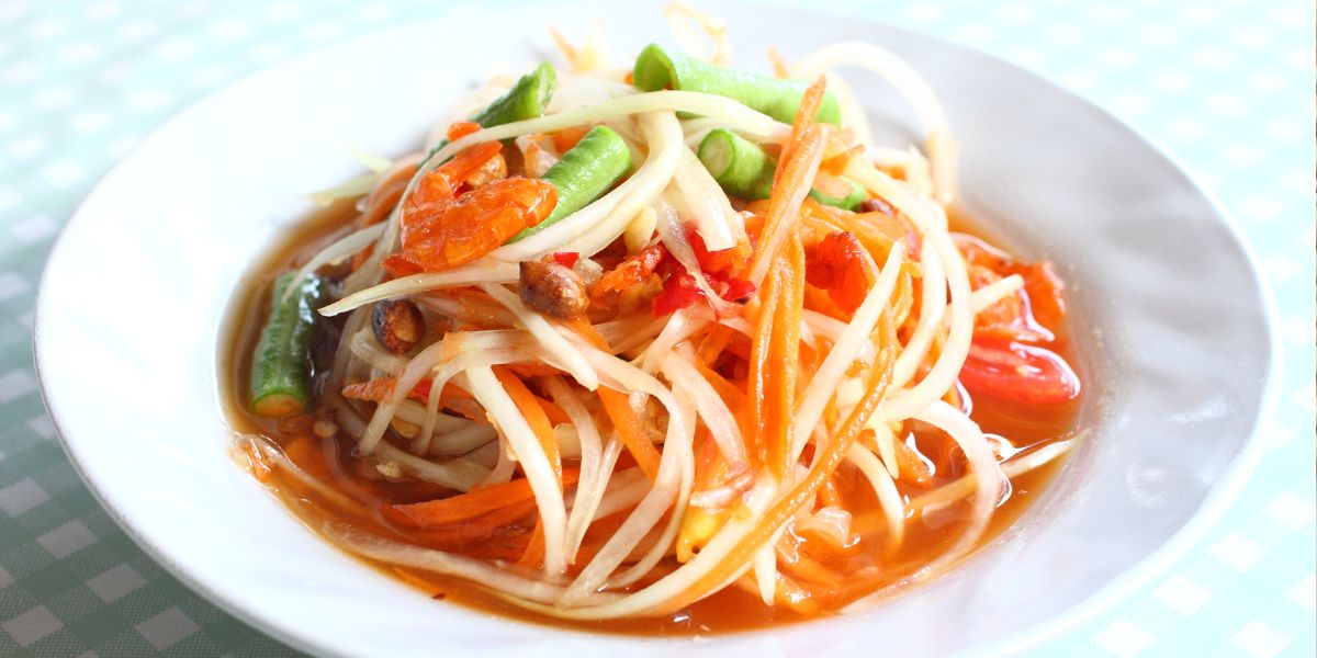 Cara Membuat Resep Thailand Salad Som Tum Pedas Seger Bikin Melek