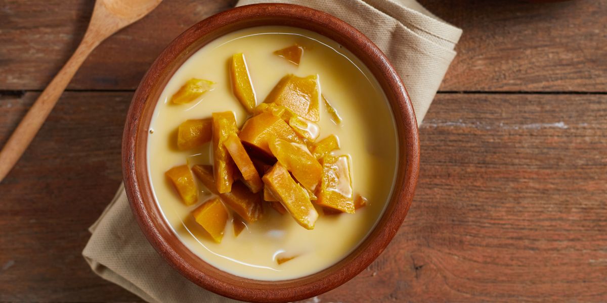 Cara Membuat Resep Labu Kuning Kuah Santan Manis Gurih Untuk Keluarga