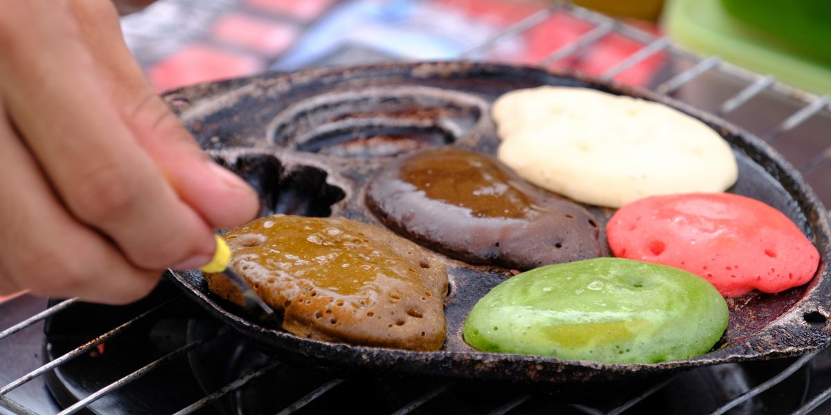 Cara Membuat Resep Kue Cubit Rainbow Pelangi Bikin Gemes Untuk Si Kecil