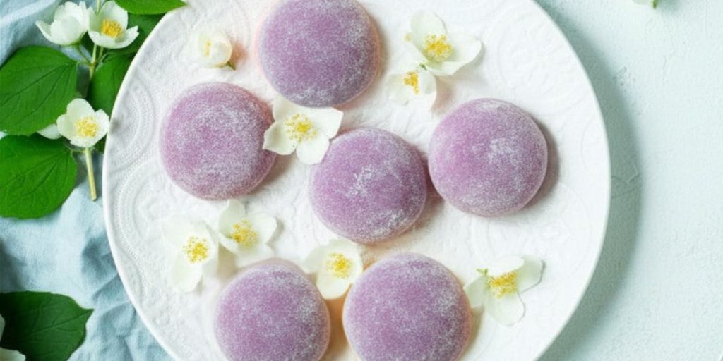 Super Lezat! Resep Mochi Ubi Ungu Kenyal Dengan Isian Melimpah