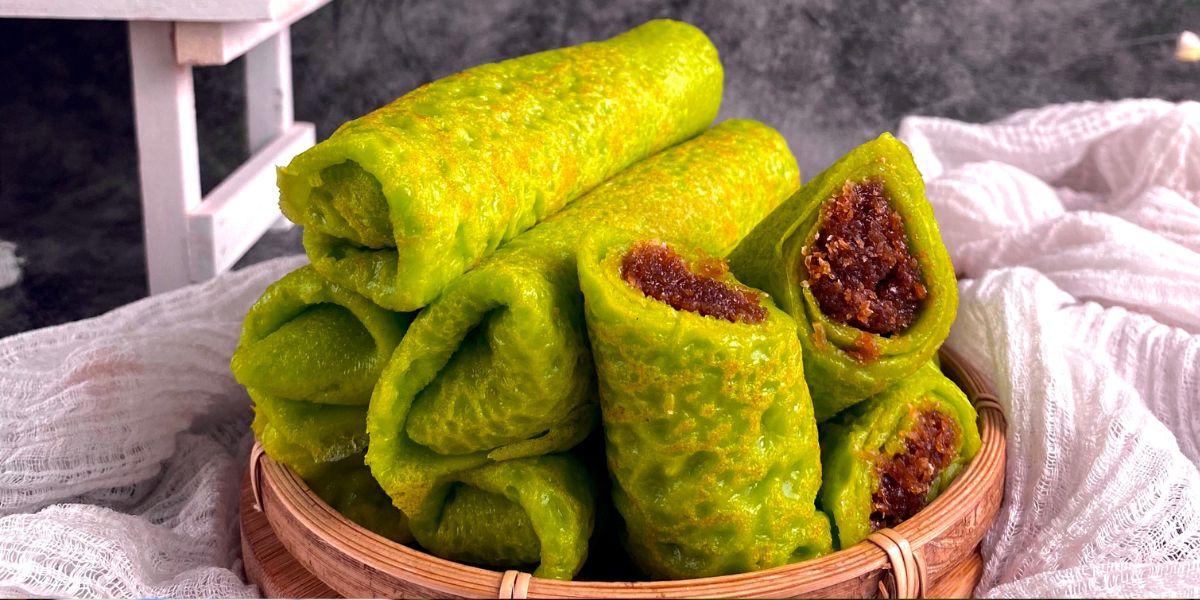 Cara Membuat Resep Kue Ketayap Khas Malaysia Isi Unti Kelapa Enak
