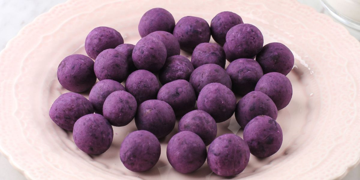 Cara Membuat Resep Cimol Ubi Ungu Manis dan Kenyal Untuk Ide Jualan