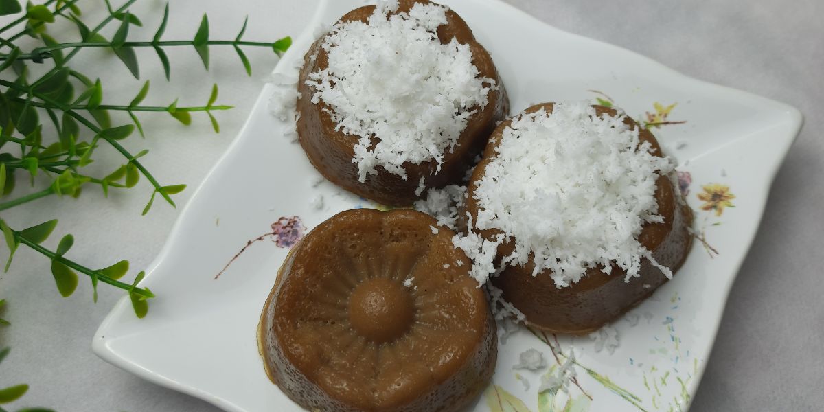Cara Membuat Resep Kue Apam Barabai Gula Merah Kelapa Parut Gurih Banget
