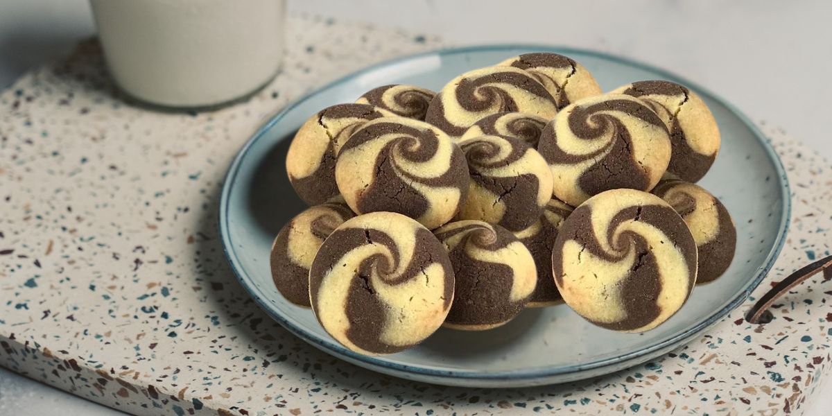 Cara Membuat Resep Vortex Cookies, Kue Dua Warna Dengan Tampilan Unik