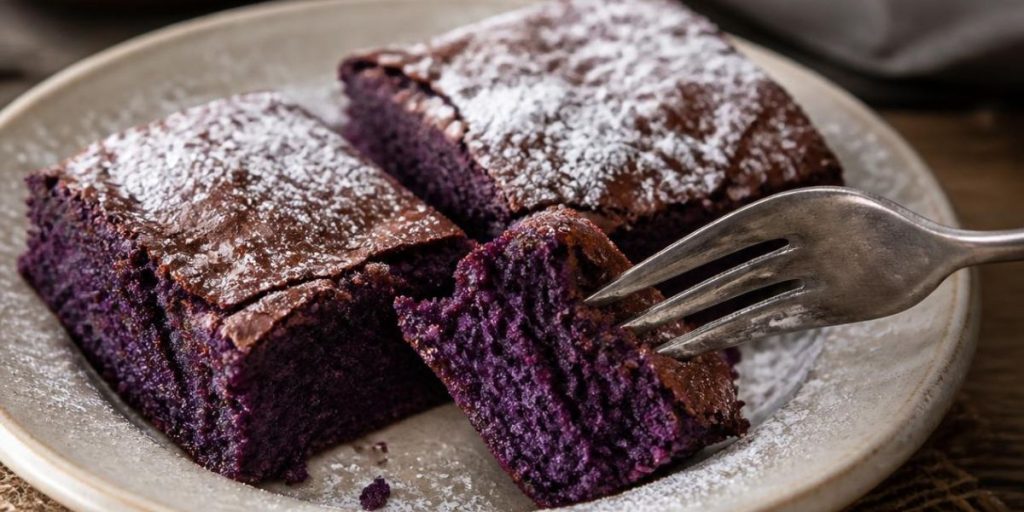Resep Brownies Ubi Ungu Kukus, Warna Boleh Beda Tapi Rasa Sama Enaknya